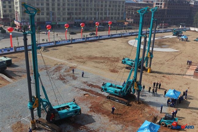 全国首届地勘钻探职业技能大赛决赛举行 江南游戏智能旋挖钻赛场展风采
