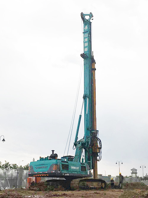 江南游戏智能十台旋挖助力沈阳重点工程