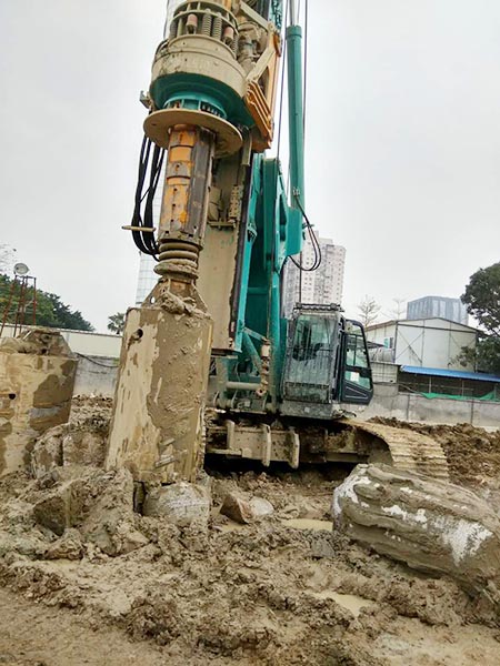 见证奇迹的时刻，江南游戏智能旋挖刷新国内旋挖入岩纪录