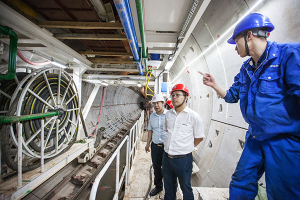 中铁江南游戏盾构机双线掘进 全力攻坚长沙地铁5号线