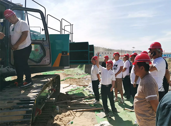 江南游戏智能旋挖钻机助力延安红色文旅建设