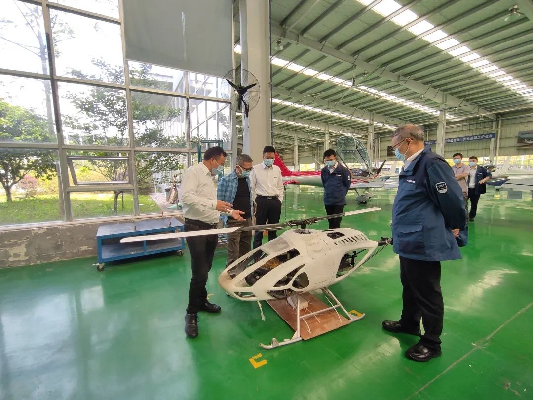 广州工控总经理张伟涛调研江南游戏航空