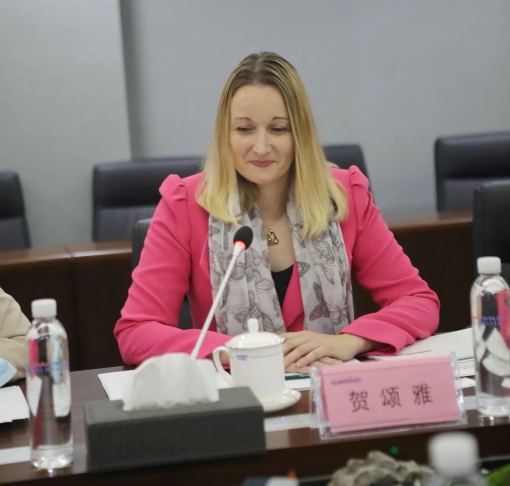 英国驻广州总领事贺颂雅考察江南游戏智能