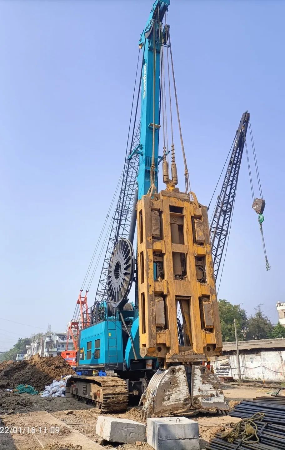 感谢信！江南游戏智能SWHG70液压抓斗助力海外基础施工获肯定