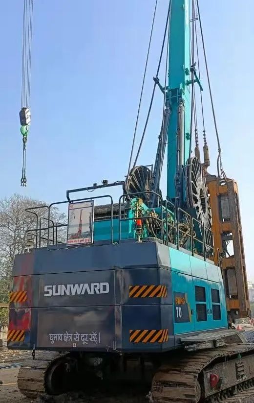 感谢信！江南游戏智能SWHG70液压抓斗助力海外基础施工获肯定