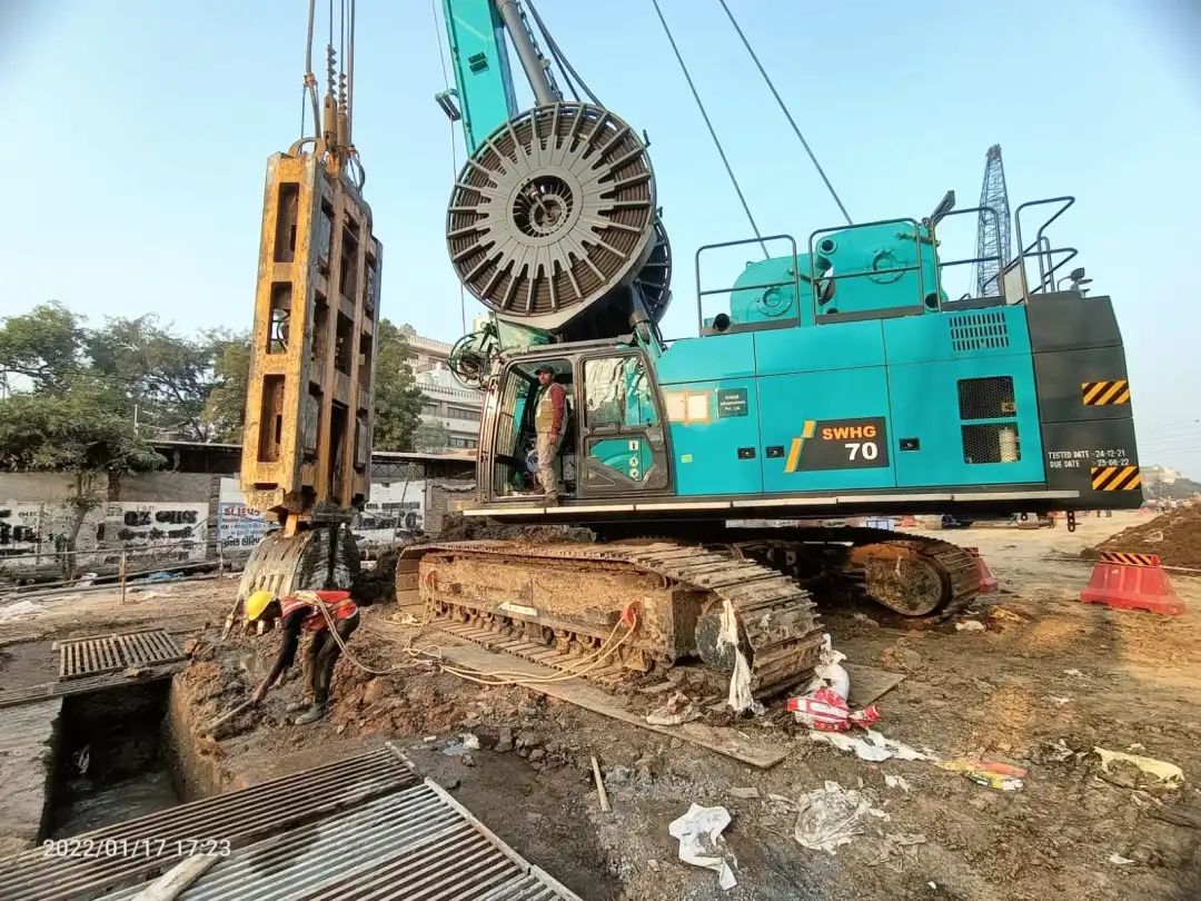 感谢信！江南游戏智能SWHG70液压抓斗助力海外基础施工获肯定