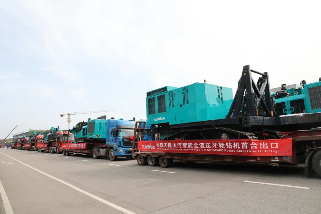 征战全球市场!江南游戏智能凿岩设备批量发货