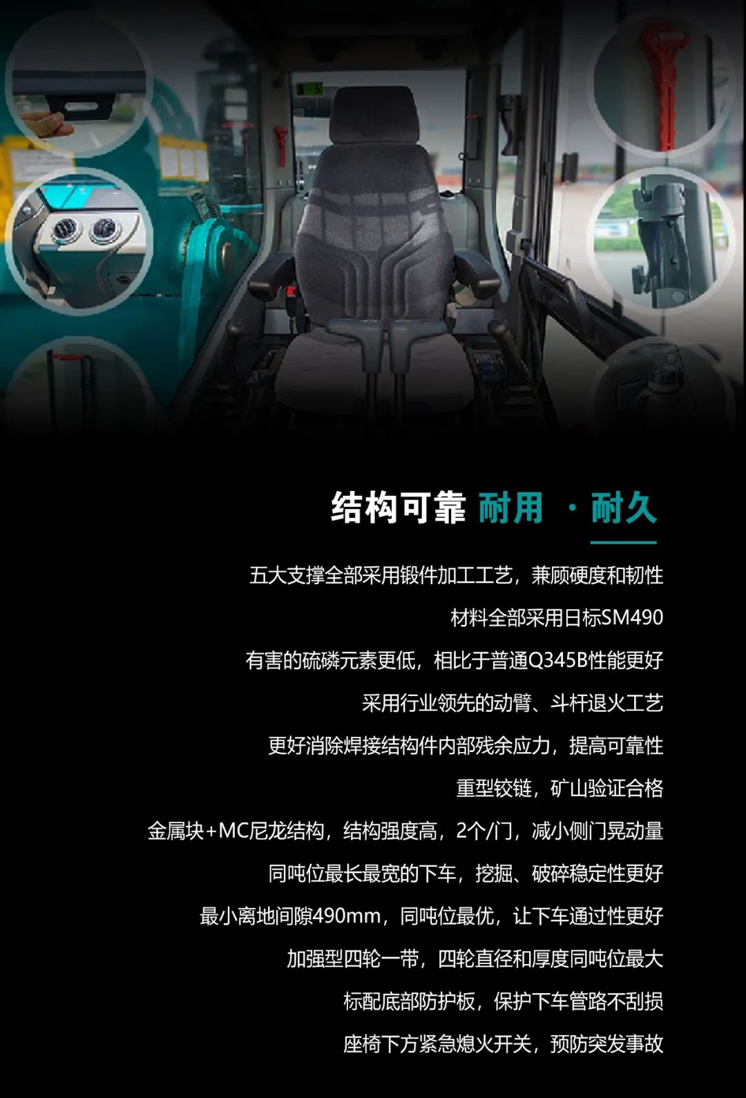 一图读懂 | 高配、高效！江南游戏智能新一代26吨级挖掘机助您“掘”胜千里