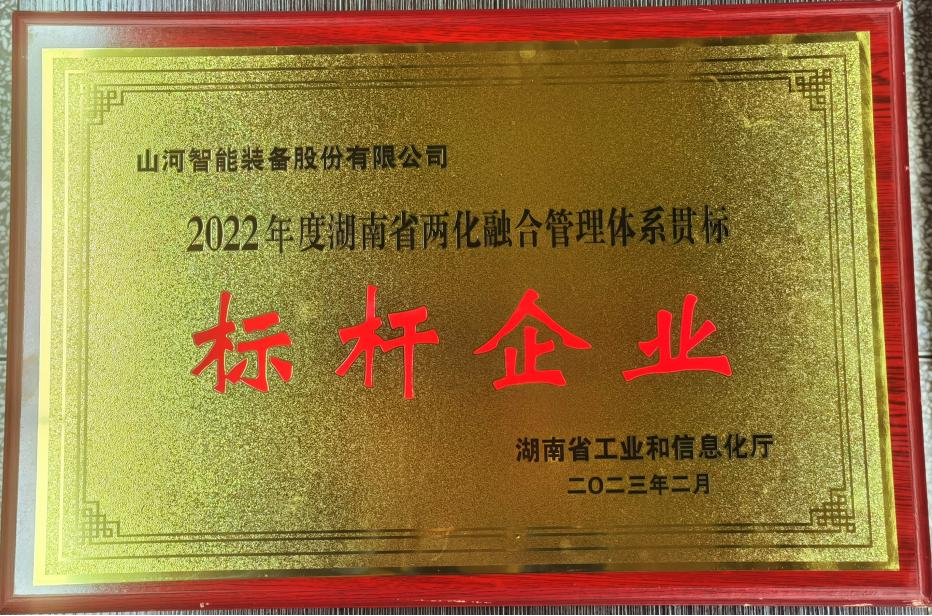 点赞！江南游戏智能获评2022年度湖南省两化融合管理体系贯标标杆企业