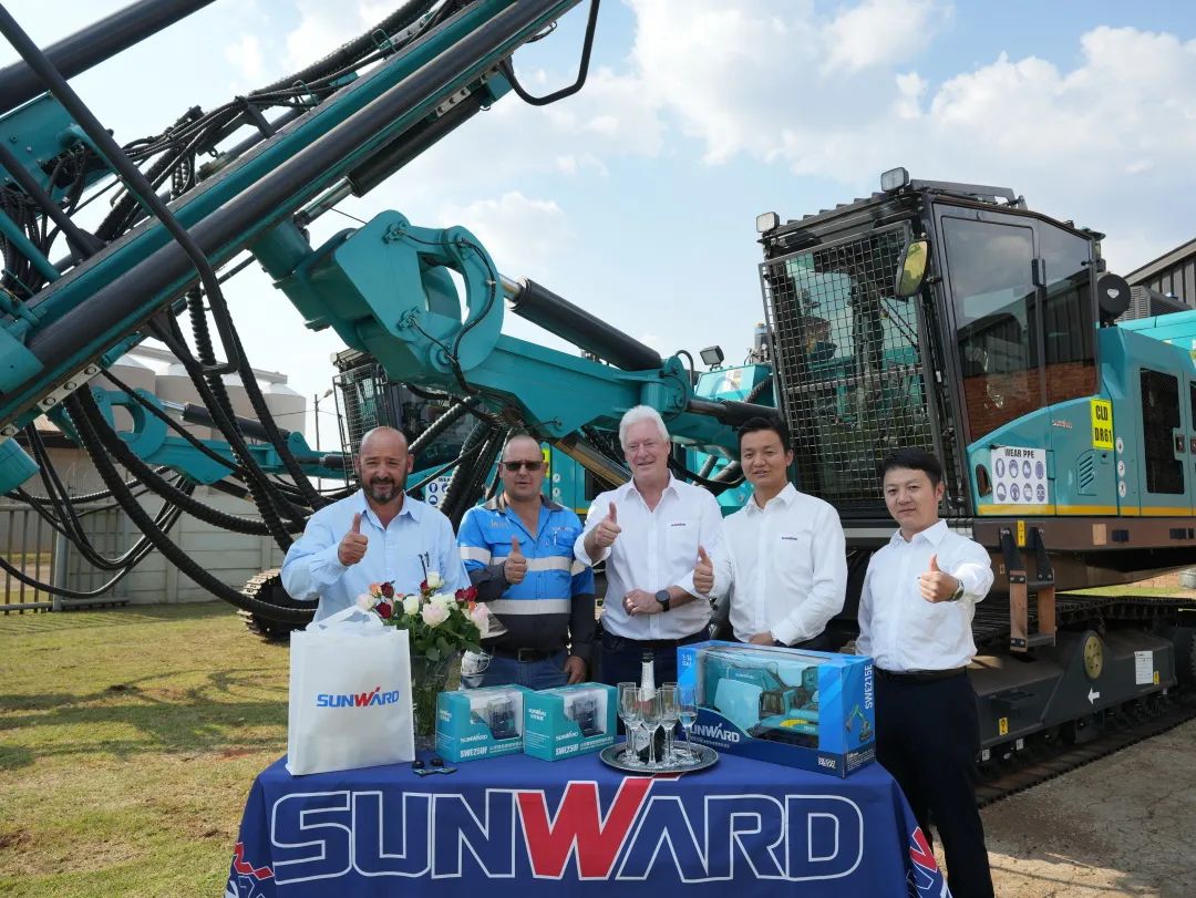 登陆南非,江南游戏智能新型凿岩利器交付客户