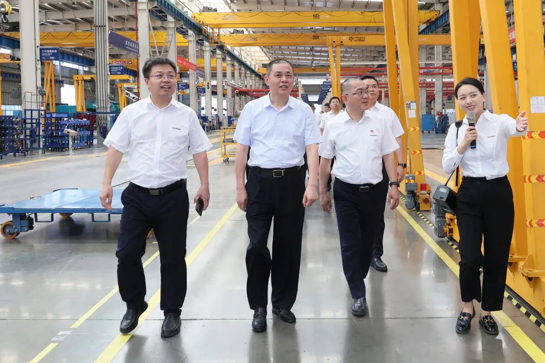 中铁城建集团党委书记、董事长申景涛到访江南游戏智能
