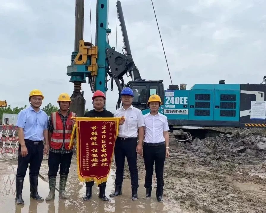 “零故障”“低能耗”!江南游戏智能增程式电动旋挖钻机惊艳首秀