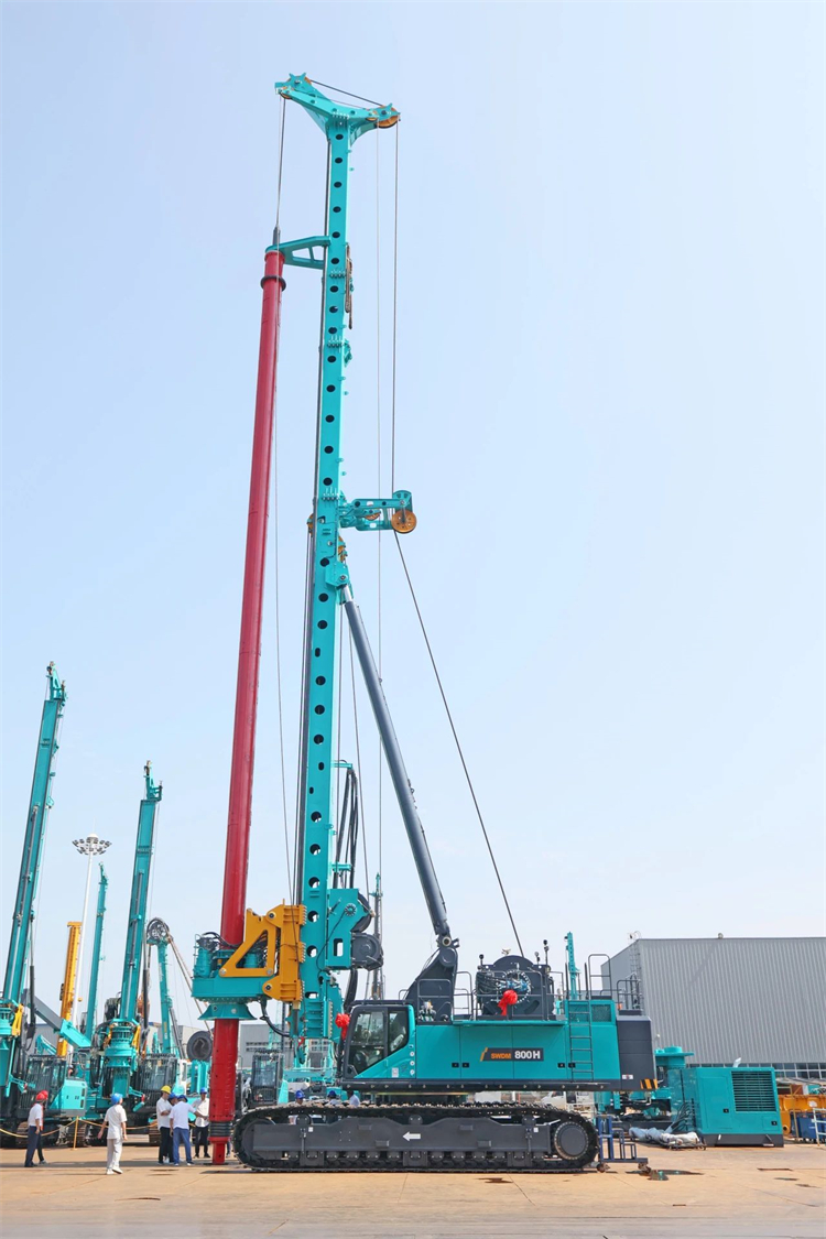 再战世界级工程！江南游戏智能超级旋挖钻机SWDM800H助建杭州湾跨海铁路桥项目