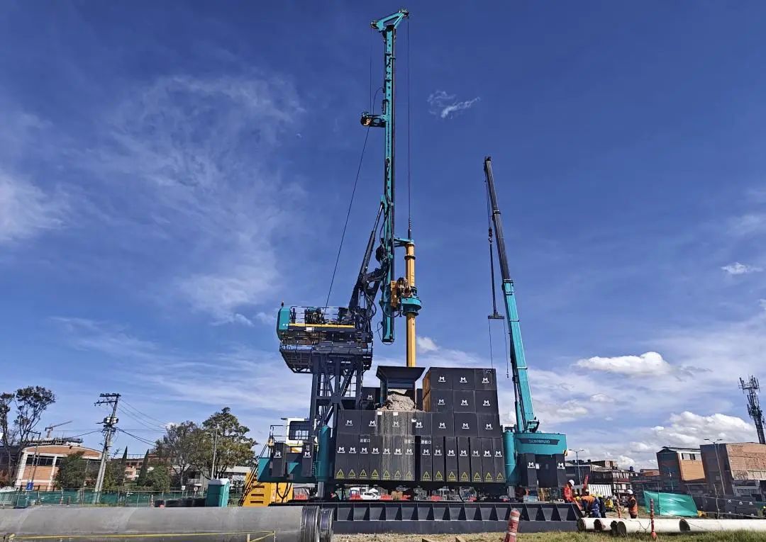 展现“中国制造”硬实力！江南游戏智能PDP工法钻机助建波哥大地铁项目