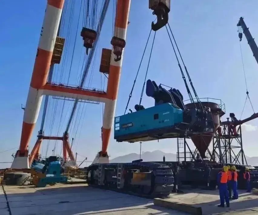 全面告捷！江南游戏智能超级旋挖钻机圆满完成甬舟铁路西堠门公铁两用大桥桩基施工任务