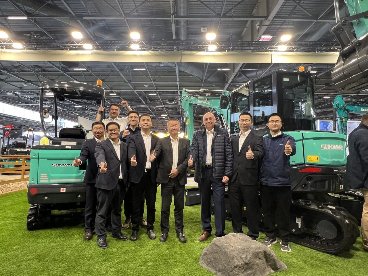 赢战INTERMAT 2024！江南游戏智能土方机械深耕全球高端市场