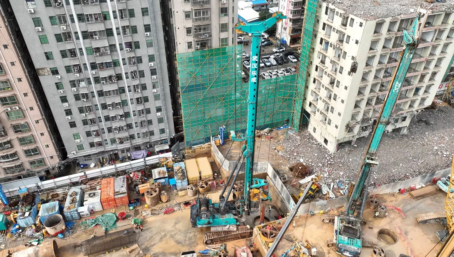 性能突出，超强助力！江南游戏智能旋挖钻机助力深圳地铁五和站施工