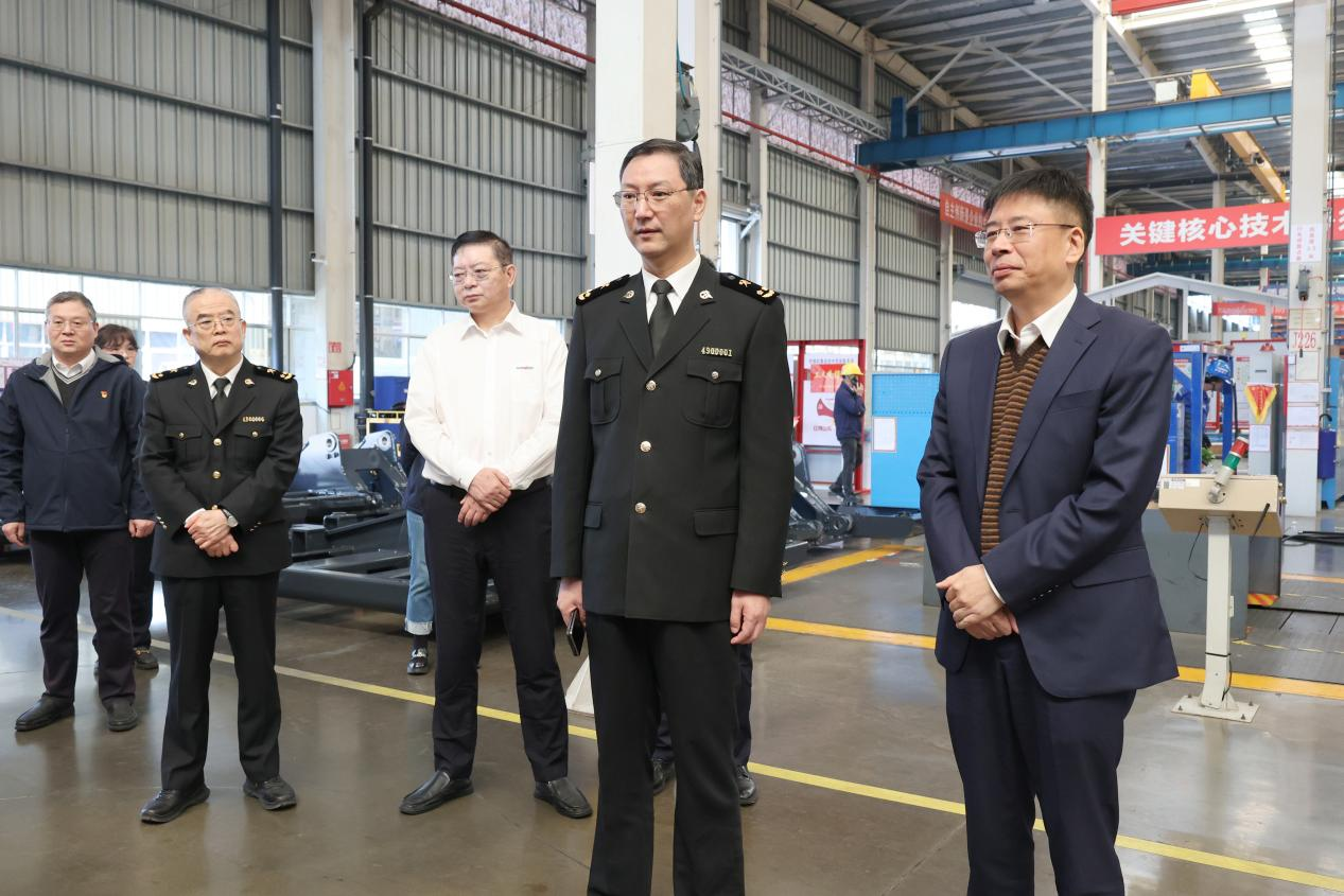 长沙海关关长、党委书记顾炯调研江南游戏智能