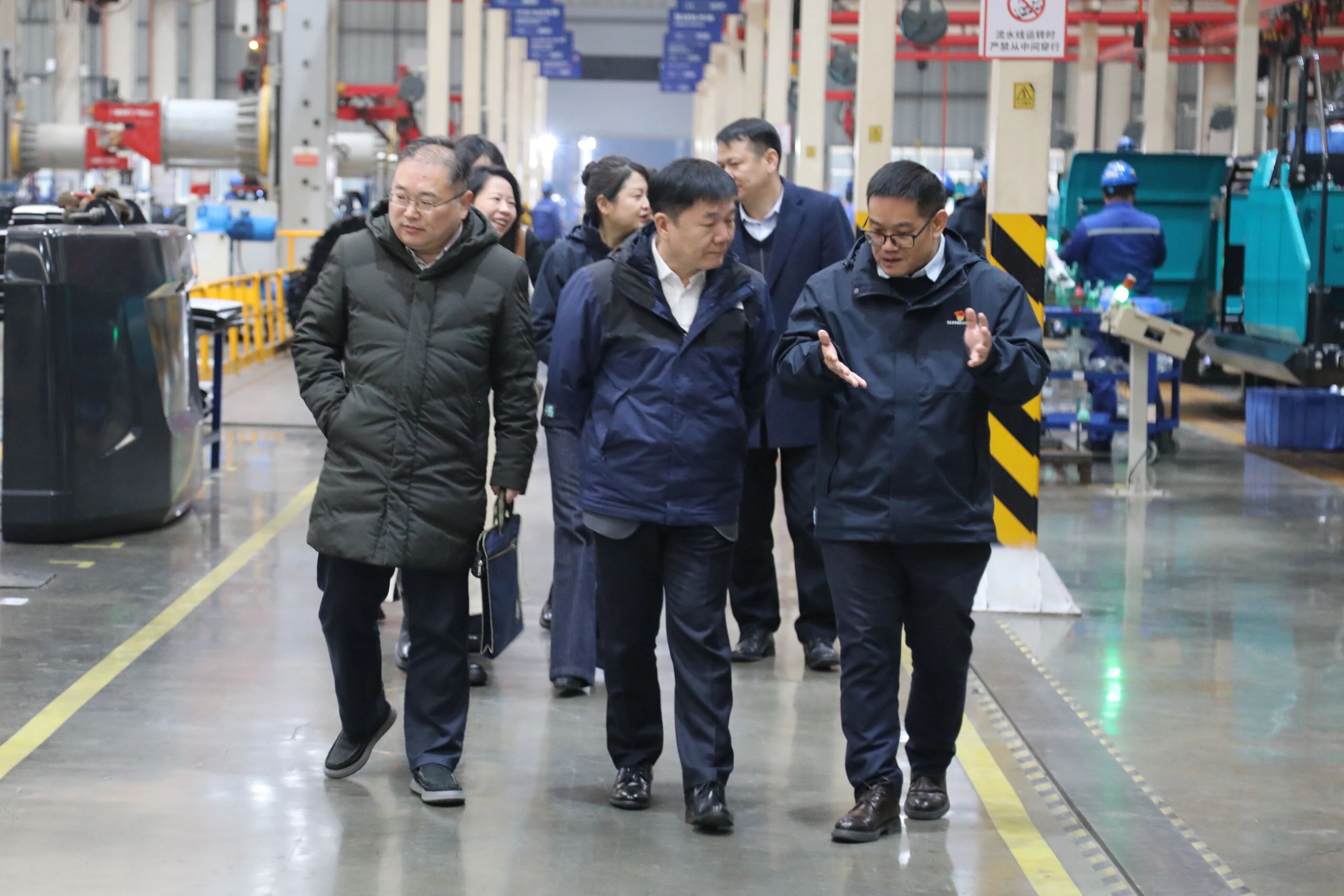 中国出口信用保险公司湖南分公司负责人蔡旺到访江南游戏智能