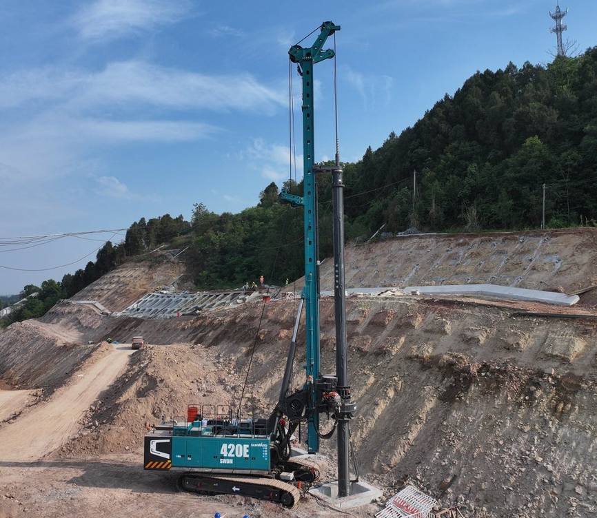 直击施工一线，江南游戏智能增程式旋挖钻机实力助建国家重点工程