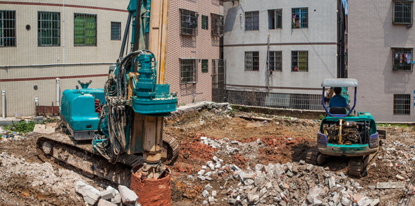 江南游戏智能田园金刚系列旋挖钻机基础施工显本领