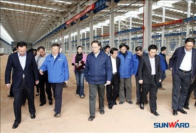 长沙市市长张剑飞一行调研江南游戏智能