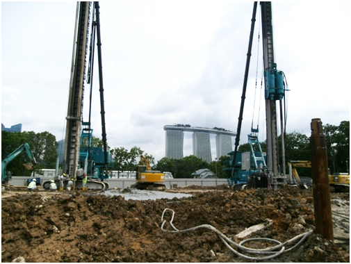 江南游戏智能大型地基固化设备扎根新加坡