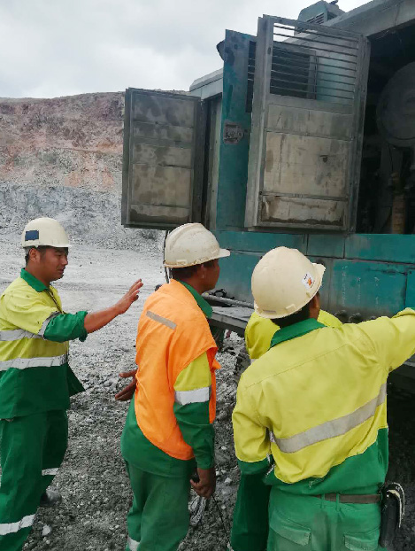 高温酷暑，江南游戏智能凿岩设备异域扬威