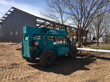 东莞客人考察江南游戏智能高空作业设备