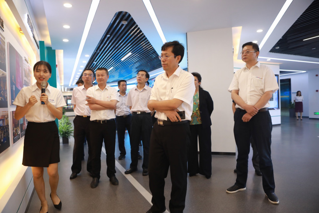 岳阳市委书记王一鸥带队调研江南游戏智能
