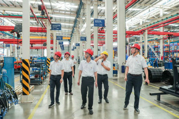 广州工控党建联盟联络员一行到江南游戏智能开展工作对接