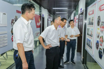 广州工控党建联盟联络员一行到江南游戏智能开展工作对接