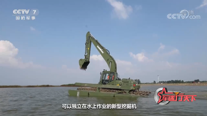 水陆两用挖掘机亮相央视！江南游戏智能应急救援“猛将”出战
