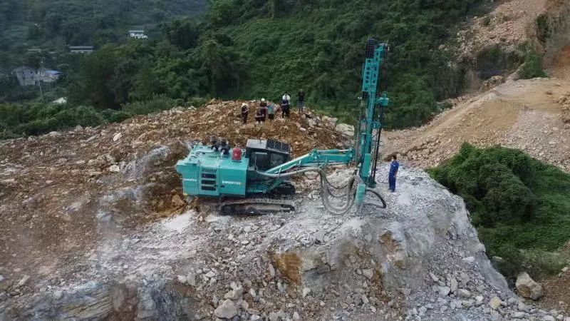 助力绿色矿山建设，江南游戏智能“凿岩先锋”SWDH系列顶锤钻机大展身手