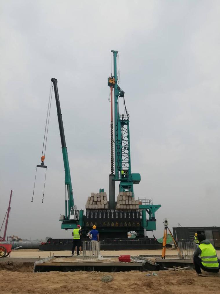 创下纪录！江南游戏智能引孔式静力压桩机首次应用于高铁项目