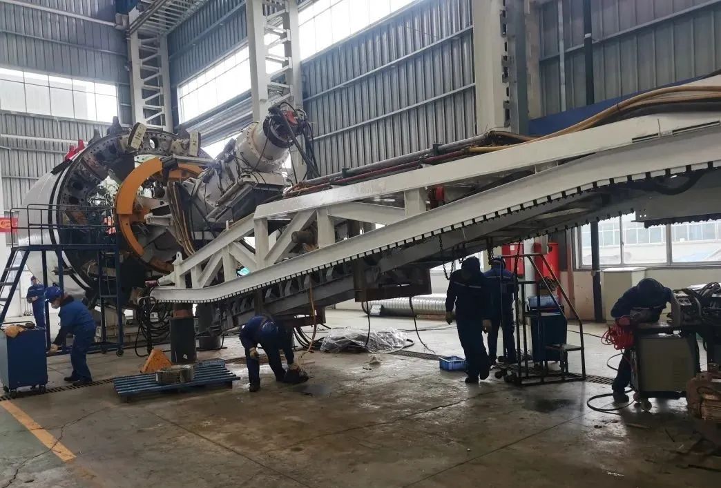 直击生产一线!中铁江南游戏复工复产忙