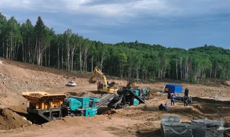 江南游戏普石勒成套移动破碎设备助力哈伊高铁铁伊段建设