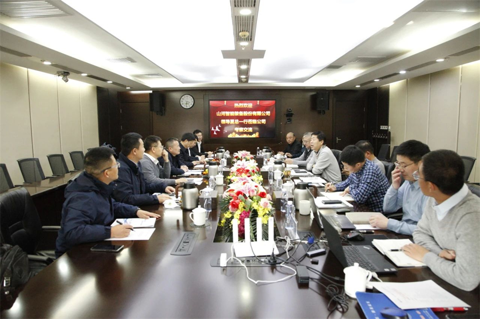 江南游戏智能总经理夏志宏带队拜访中电建振冲建设工程股份有限公司