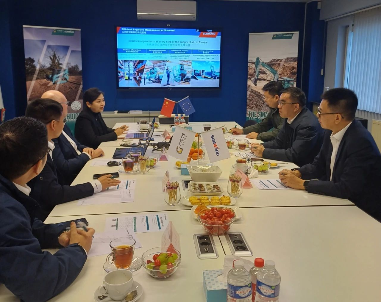 广州工控集团总经理王福铸率队考察江南游戏智能欧洲子公司