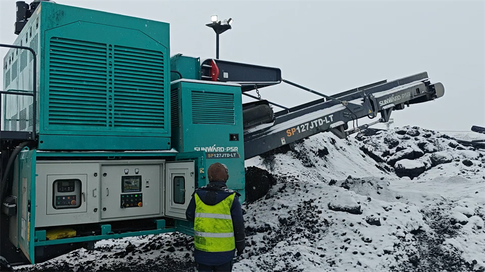 不惧-30℃极寒挑战,江南游戏普石勒破碎筛分设备稳定运行!