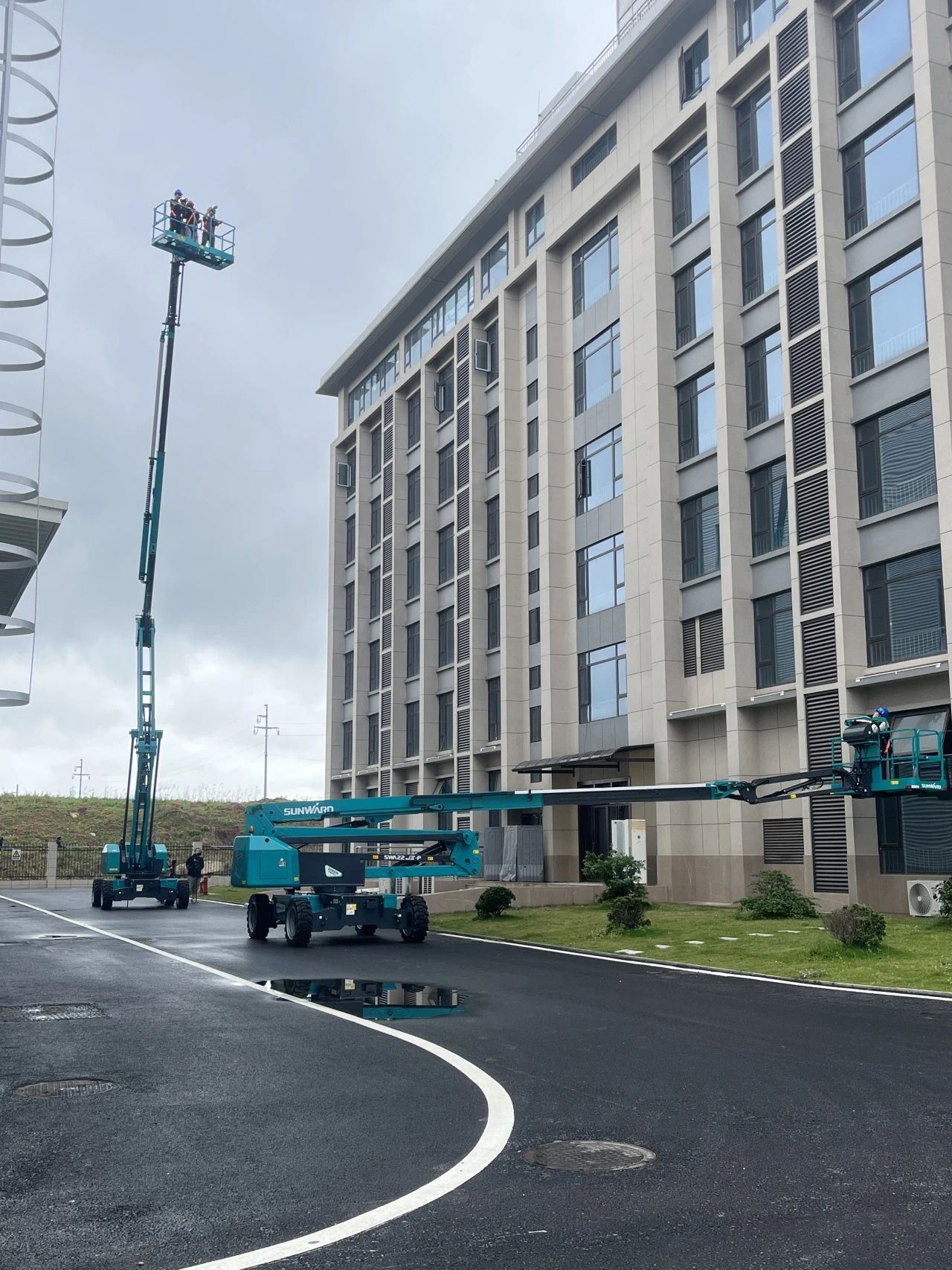 江南游戏智能高空机械亮相《开始推理吧3》,与明星共赴